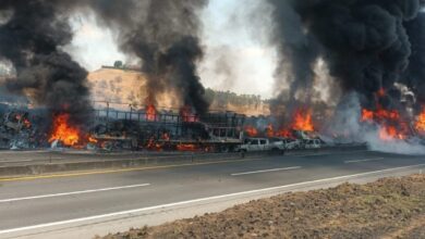 Fuertes imágenes | Carambola en la autopista Zapotlanejo-Lagos de Moreno; cinco muertos