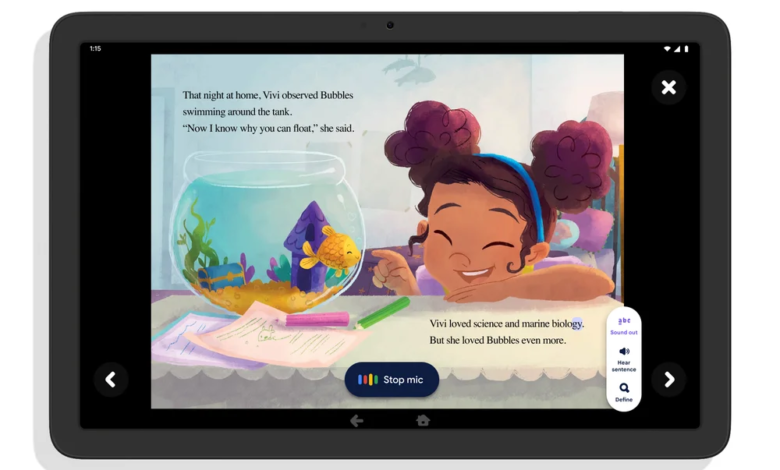Google Play Books agrega una nueva función de práctica para ayudar a los niños a aprender a leer