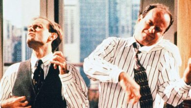 Frasier and Niles acting silly