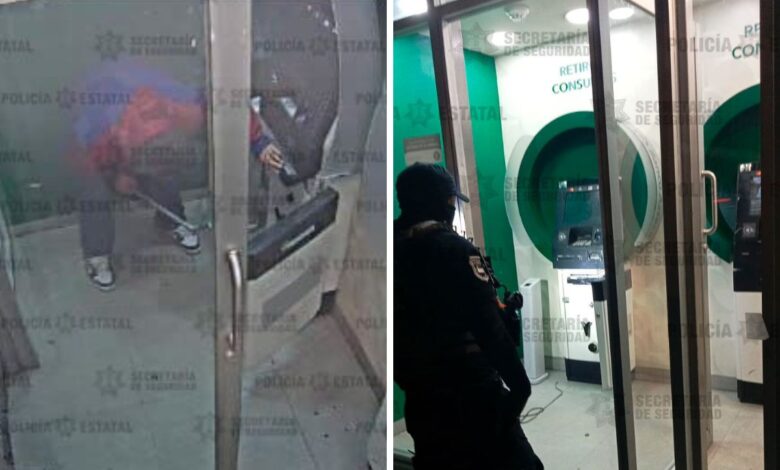 Intentó robar cajero con un tubo, huyó y ahora está detenido