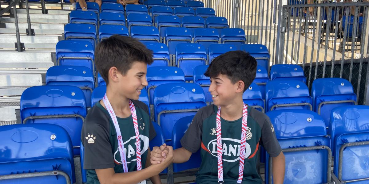 Joan y Thiago, los 'Zipi y Zape' de la portería del Espanyol