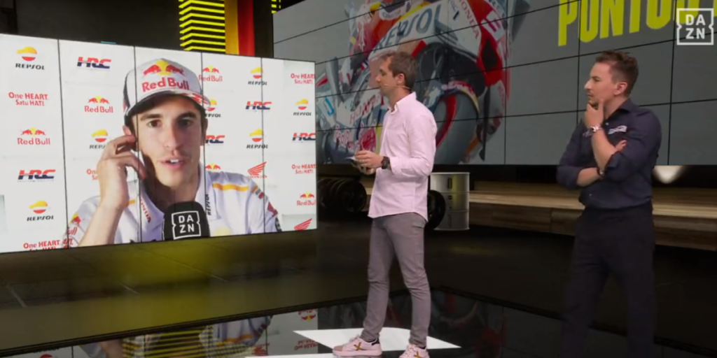 Jorge Lorenzo arranca una sonrisa a Marc Márquez con estas palabras tras la carrera Sprint de MotoGP en Alemania