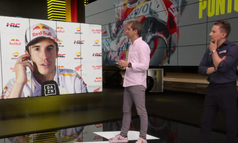 Jorge Lorenzo arranca una sonrisa a Marc Márquez con estas palabras tras la carrera Sprint de MotoGP en Alemania