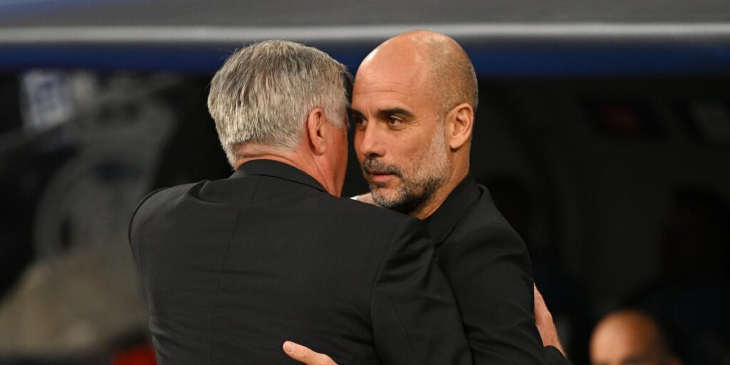 La curiosa estadística de Ancelotti y Guardiola en Champions
