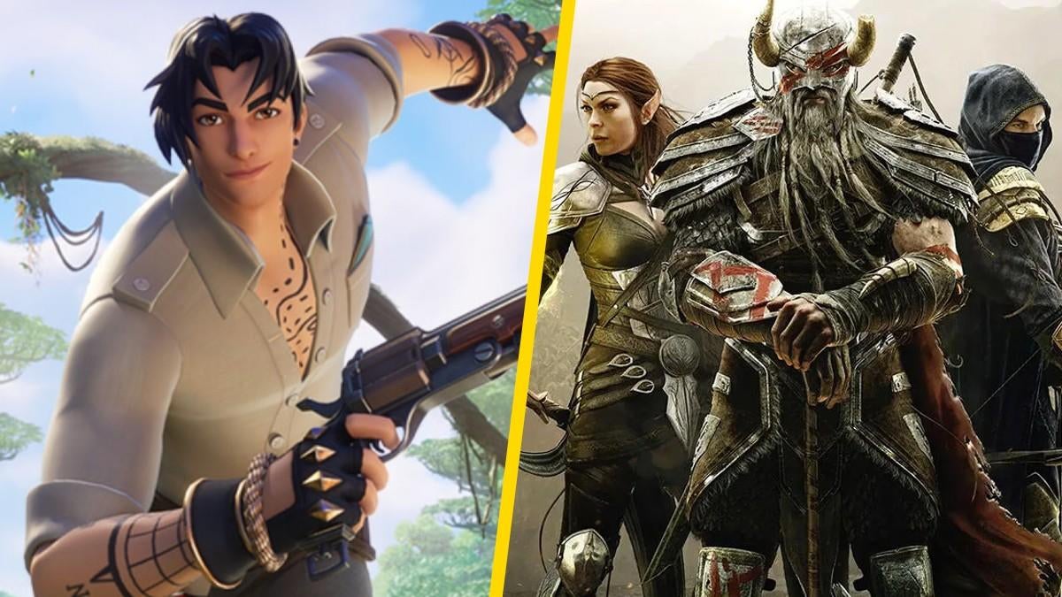 La fuga de Fortnite se burla del cruce de Elder Scrolls