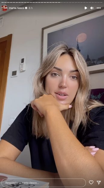 Storie de Marta Riesco. / Instagram