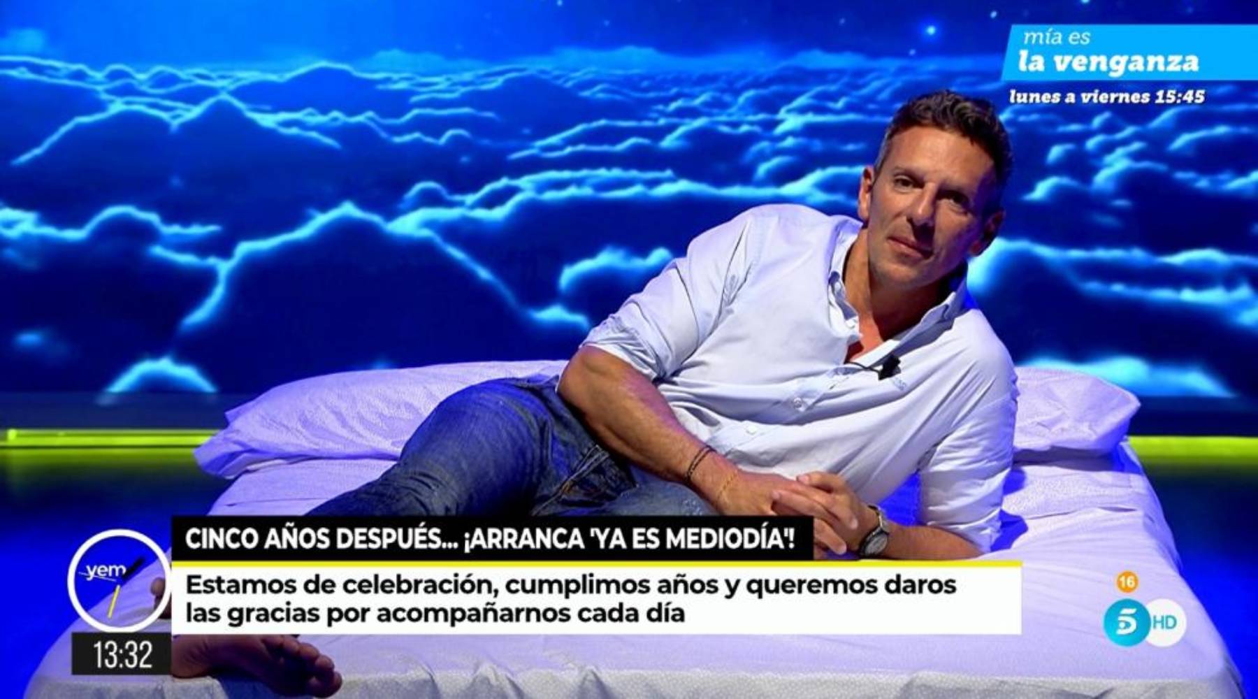 Joaquín Prat en 'Ya es mediodía/ Mediaset 