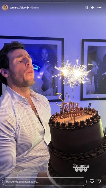 Storie de Tamara Falcó en el que aparece Íñigo Onieva. / Instagram