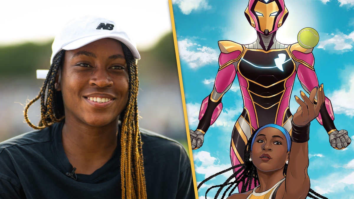 La variante de Iron Man ve a la tenista Coco Gauff haciendo equipo con Ironheart de Marvel