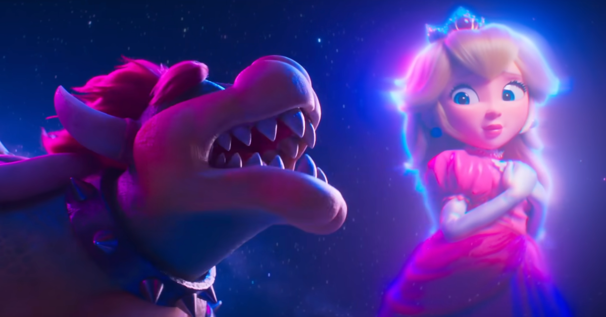 Las características especiales de la película Super Mario Bros. incluyen el video con la letra “Peaches” de Bowser