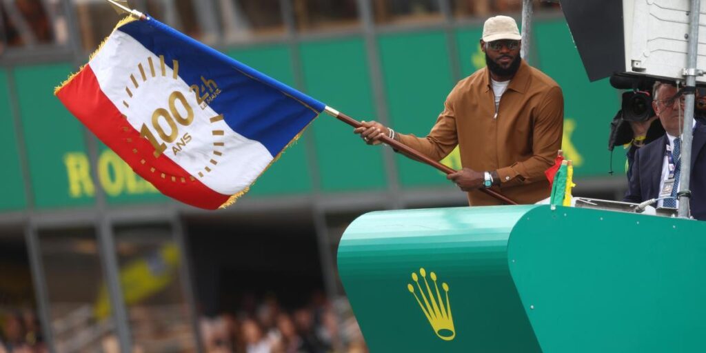LeBron James da así la salida de las 24 Horas de Le Mans: "¡Encended vuestros motores!"
