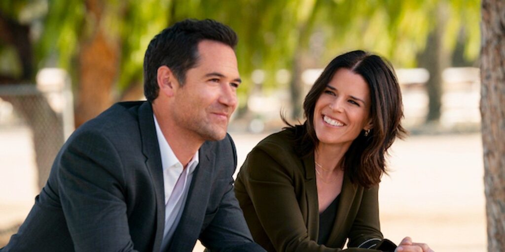 Micky and Maggie in The Lincoln Lawyer season 2