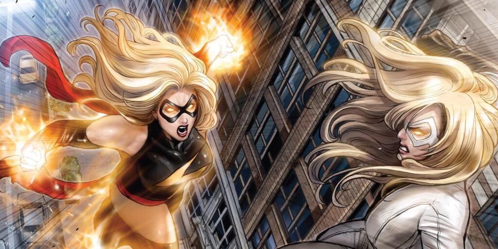 Captain Marvel vs Moonstone