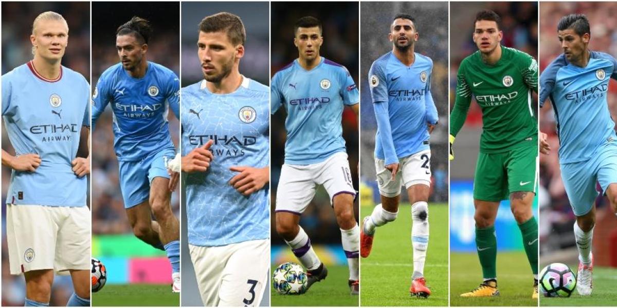 Los fichajes del Manchester City de Pep Guardiola, temporada a temporada