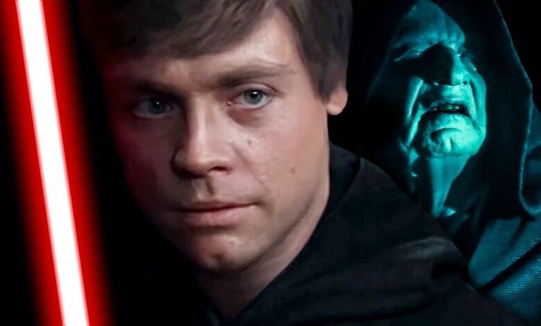 sith luke skywalker with palpatine star wars
