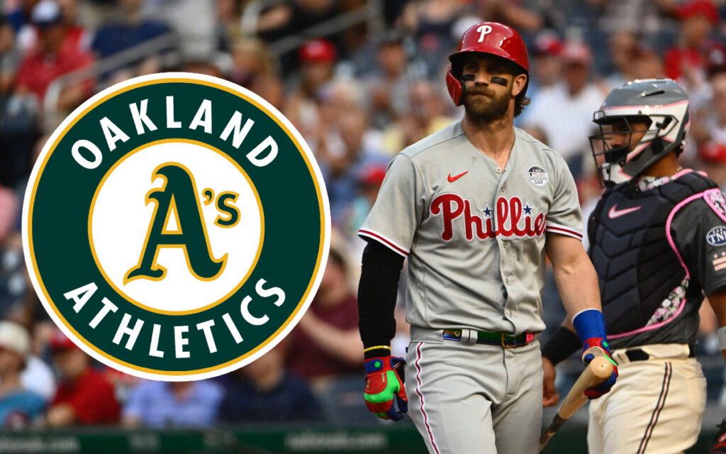 MLB: Harper se une a los fans contra reubicar a los A's de Oakland a Las Vegas