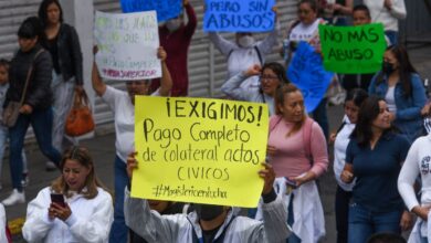 Maestros cierran autopistas y calles en Edomex y CDMX