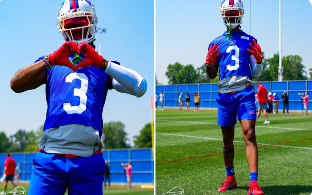 NFL: Completa Damar Hamlin primera práctica con Bills tras paro cardíaco | Video