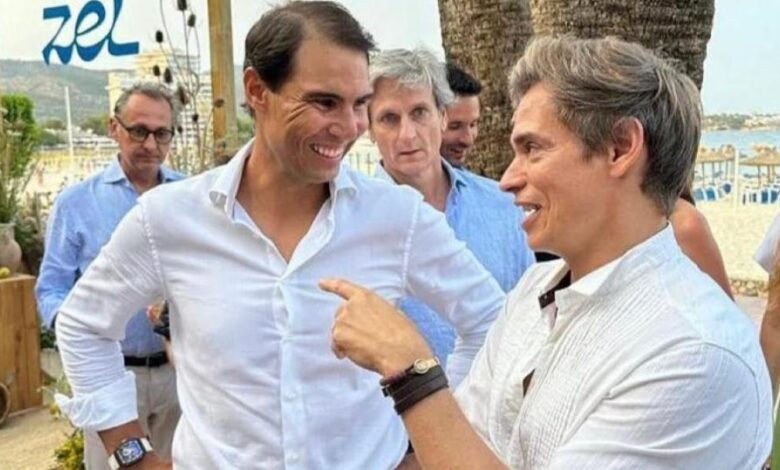Nadal inaugura entre amigos el Zel Meliá con el primer Beso Beach en Mallorca