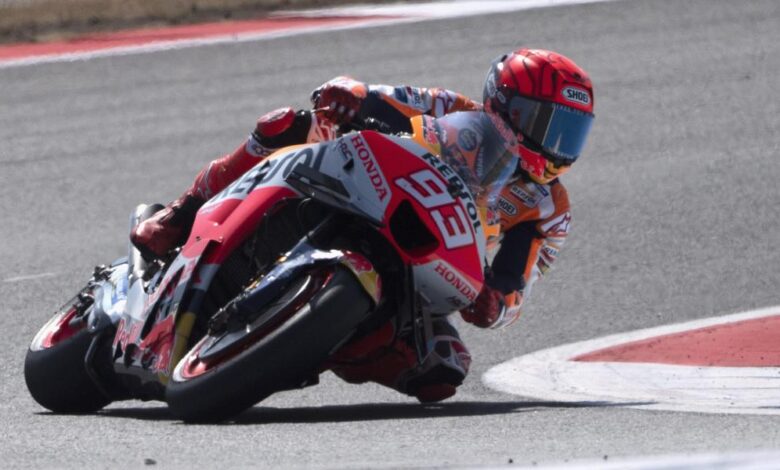 Nueva caída de Márquez en Q1 y saldrá 17º en parrilla
