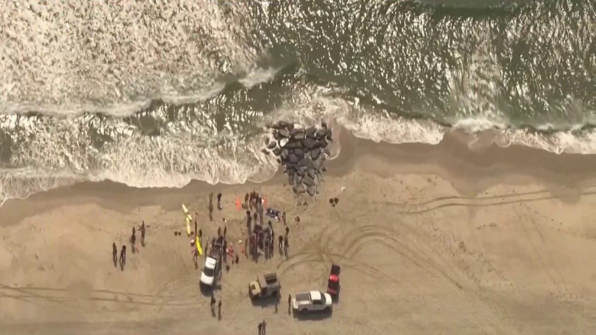 Padre muere hombre y rescatan a joven en playa de Nueva Jersey