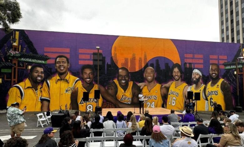 Pau Gasol, entre las leyendas de un nuevo mural de los Lakers en L.A.
