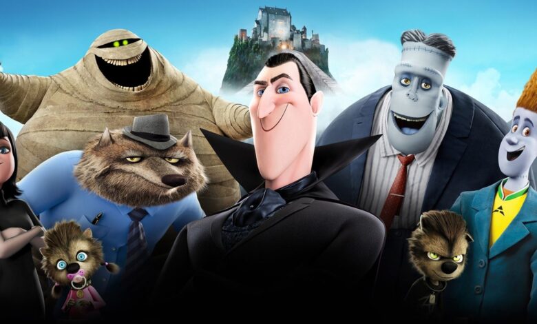 The characters of Hotel Transylvania
