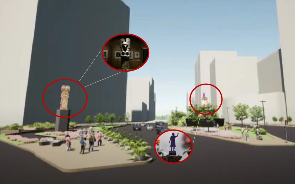 Permanecerá glorieta de las Mujeres que Luchan; joven de Amajac lucirá cerca