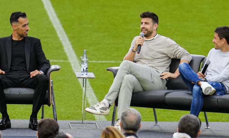 Piqué: "Lo del palco del Espanyol lo dije para calentar un poco"