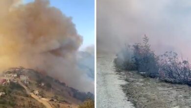 Puebla: Por incendio, desalojan a decenas y suspenden clases