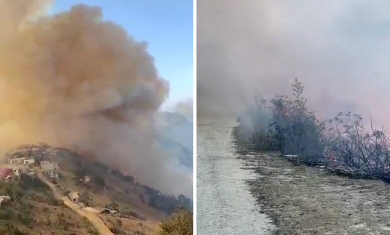 Puebla: Por incendio, desalojan a decenas y suspenden clases