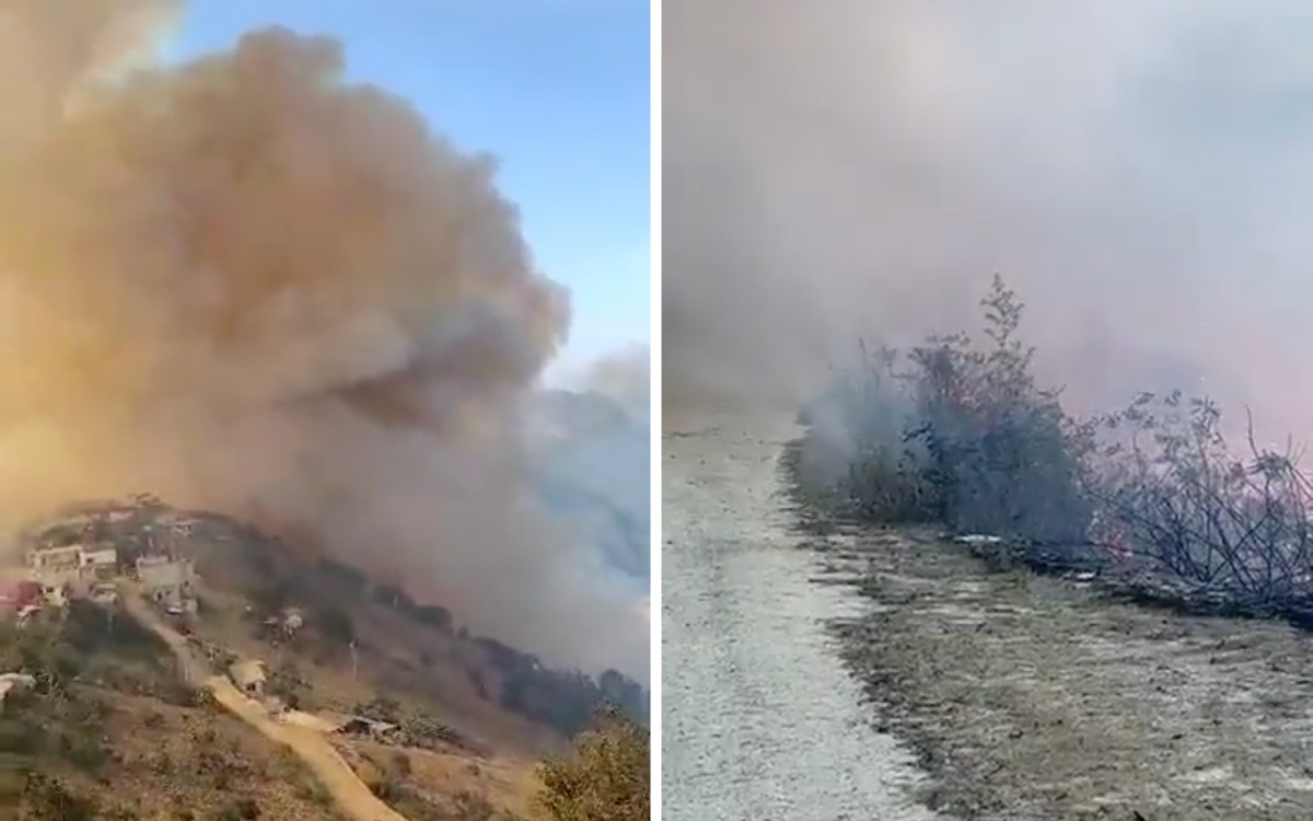 Puebla: Por incendio, desalojan a decenas y suspenden clases