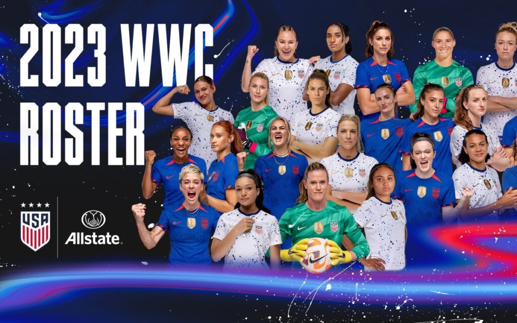 Rapinoe y Morgan lideran la lista de Estados Unidos para buscar su tercer Mundial