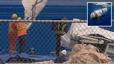 Regresan a tierra los escombros del sumergible Titan tras trágica implosión