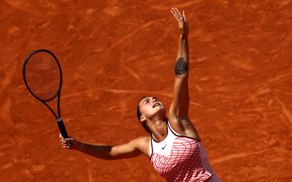 Roland Garros: Sabalenka a un paso de la final en París