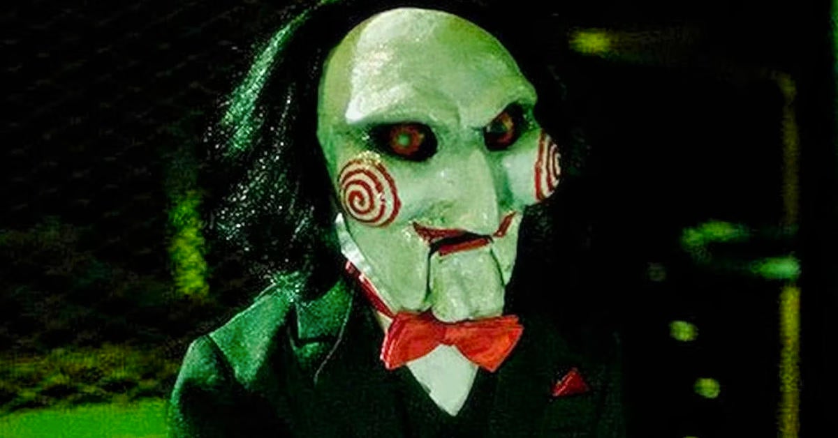 Saw X vendiendo calcetines ensangrentados, también conocido como SAWX