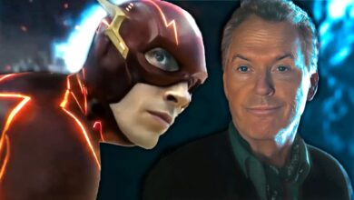 Michael Keaton Ezra Miller The Flash