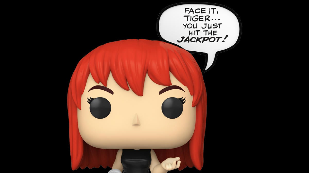 Spider-Man Mary Jane Watson Funko Pop Exclusive es el primero con una burbuja de diálogo