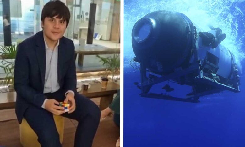 Suleman Dawood quería romper récord con el cubo de Rubik a bordo del Titán