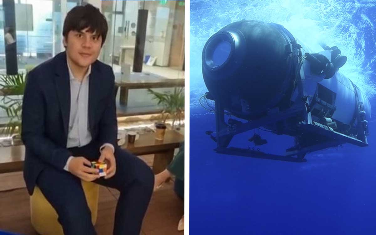 Suleman Dawood quería romper récord con el cubo de Rubik a bordo del Titán