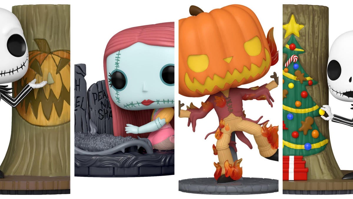 The Nightmare Before Christmas 30th Anniversary Funko Pops Add Scented Pumpkin King Exclusivo
