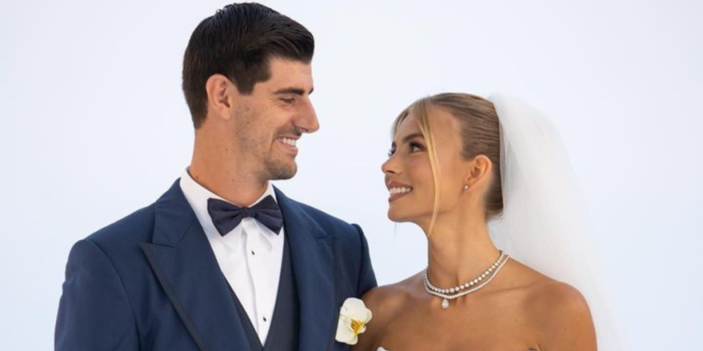 Thibaut Courtois y Mishel Gerzig ya son marido y mujer