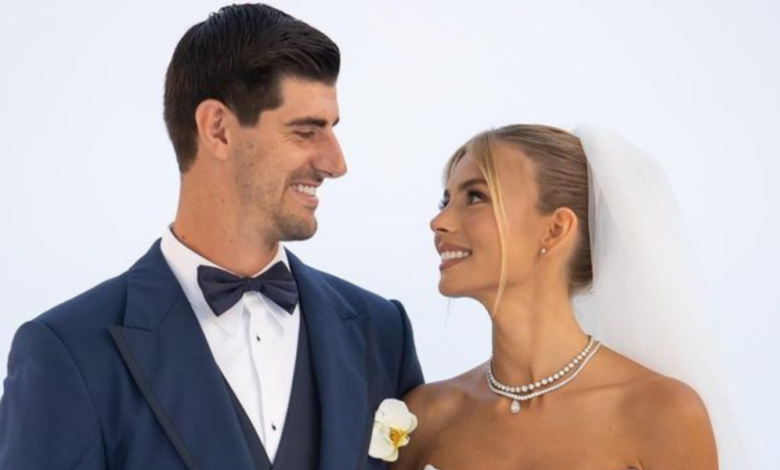 Thibaut Courtois y Mishel Gerzig ya son marido y mujer