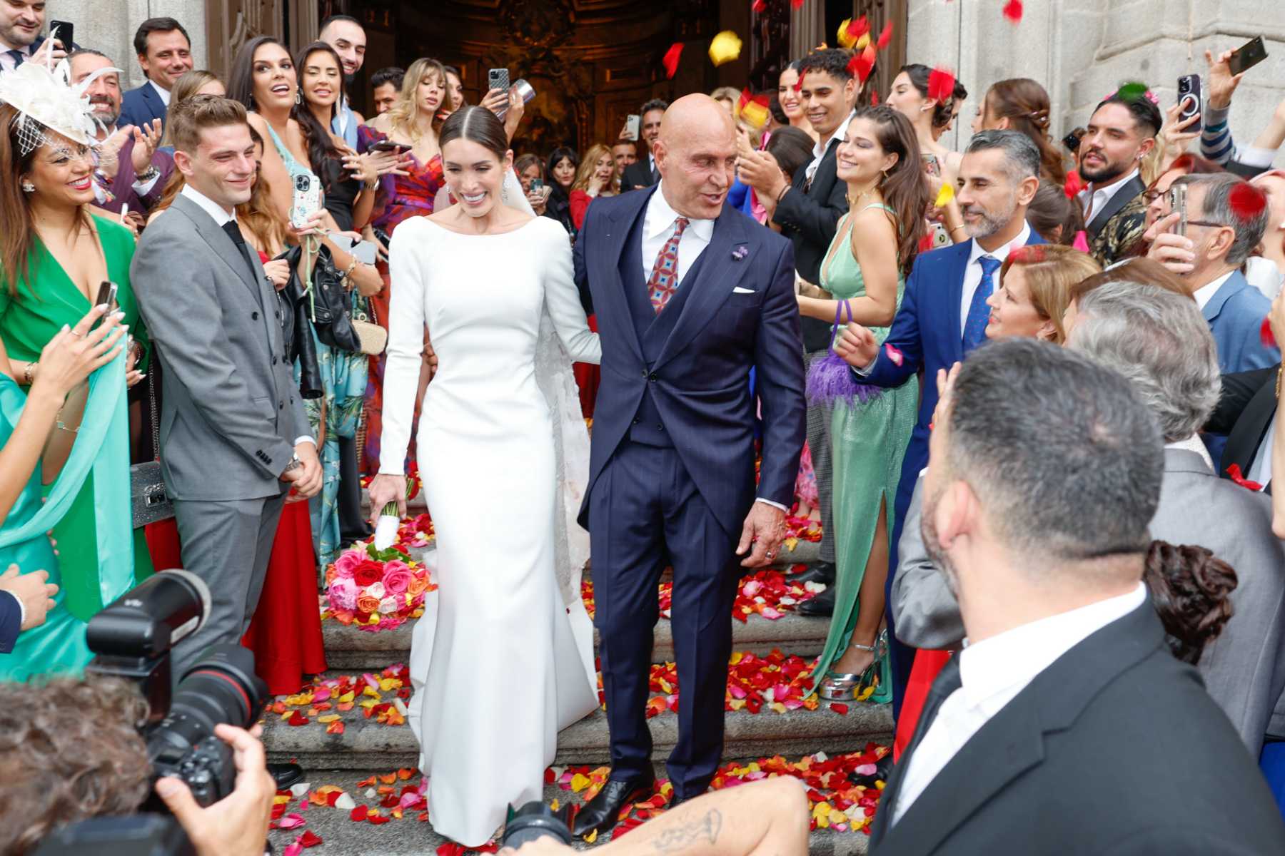 Kiko Matamoros y Marta López Álamo en el día de su matrimonio / Gtres