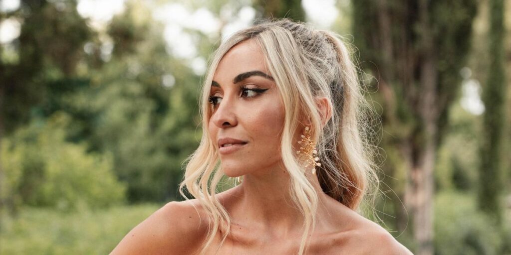 Todos los detalles del espectacular vestido de novia de Loreto Sesma