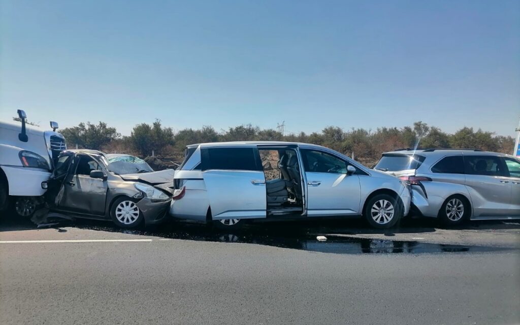 Video | Nueva carambola en la autopista Lagos de Moreno, Jalisco