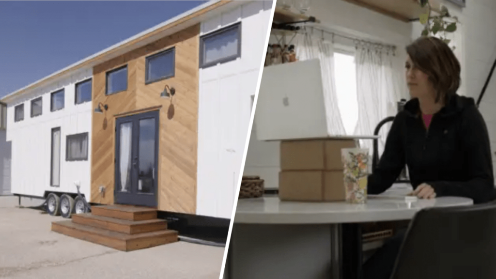 así es la vida en una diminuta casa rodante