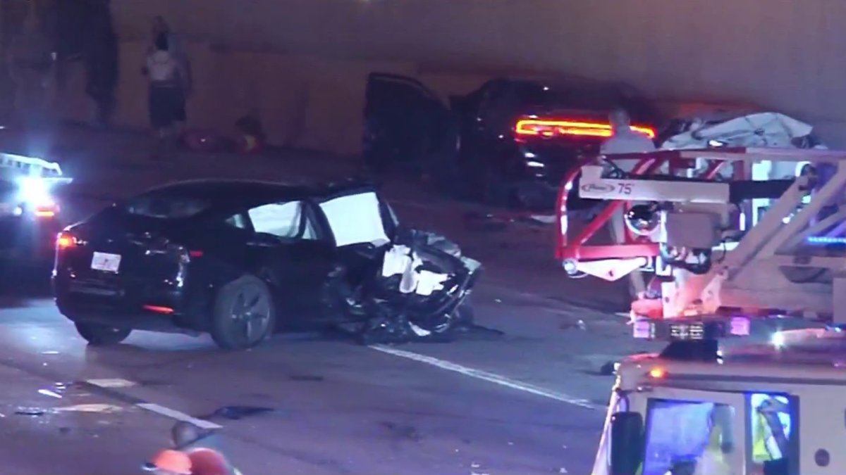 brutal choque múltiple en la I-95 deja un muerto y 9 heridos