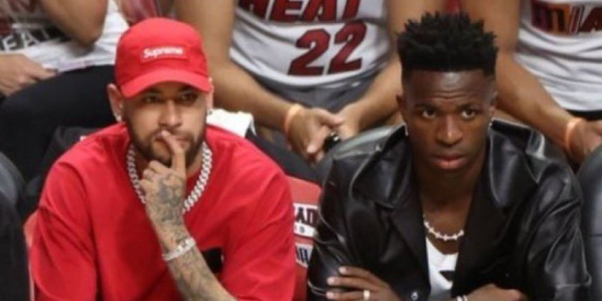 ¡Los Miami Heat y la NBA le hacen la cobra a Vinicius Jr con Neymar al lado!