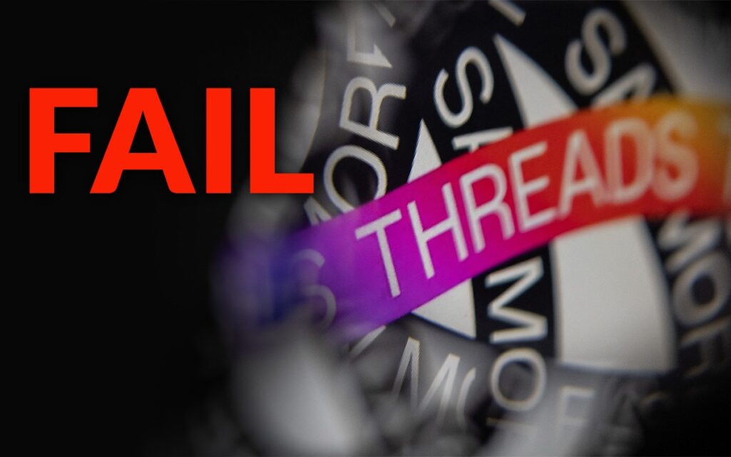 ¡Fail! Threads perdió más de la mitad de sus usuarios desde lanzamiento; esto planean para retenerlos